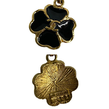 CHANEL Necklace Gold Plated gold