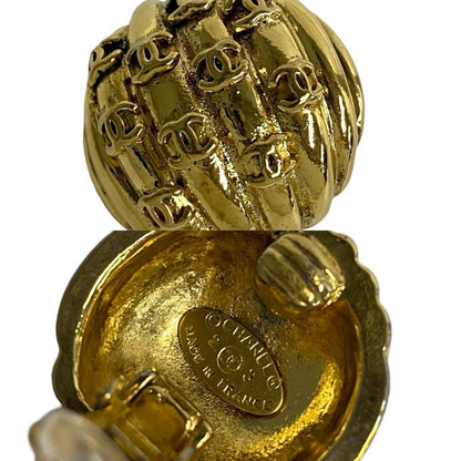 CHANEL Earring Gold Plated gold