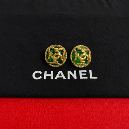 CHANEL Earring Gold Plated gold Gripoa