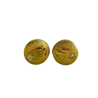 CHANEL Earring Gold Plated gold Gripoa