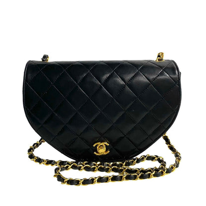 Chanel Lambskin Matelasse Coco Mark Chain Shoulder Bag