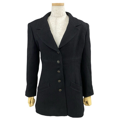 Chanel Coco Mark Wool Nylon Silk Lycra Jacket