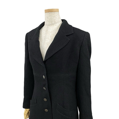 Chanel Coco Mark Wool Nylon Silk Lycra Jacket