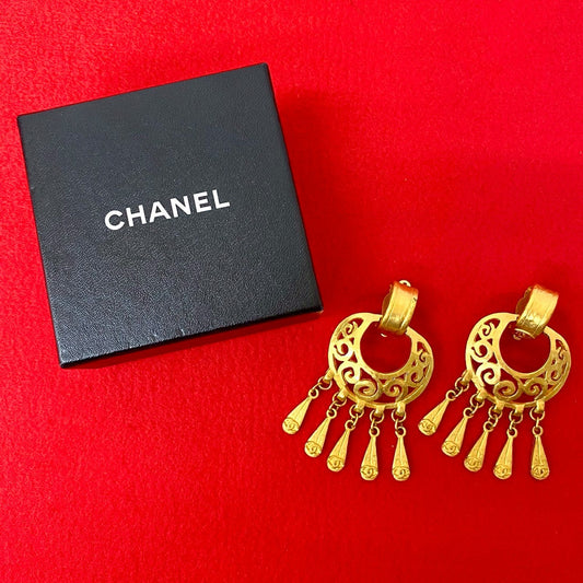 Chanel Coco Mark Earrings Accessory