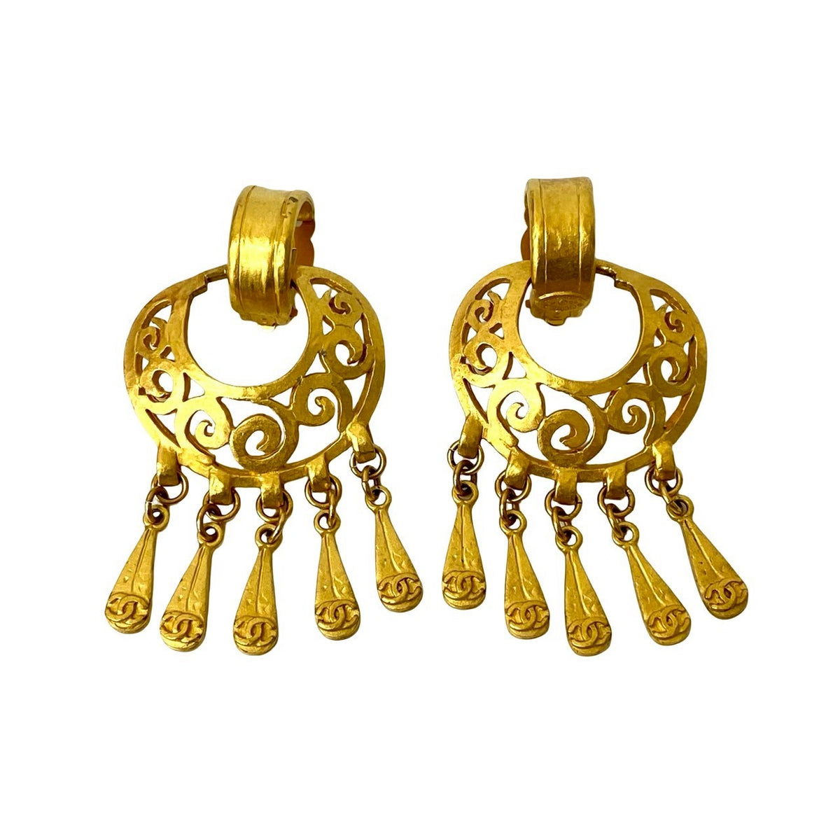 Chanel Coco Mark Earrings Accessory