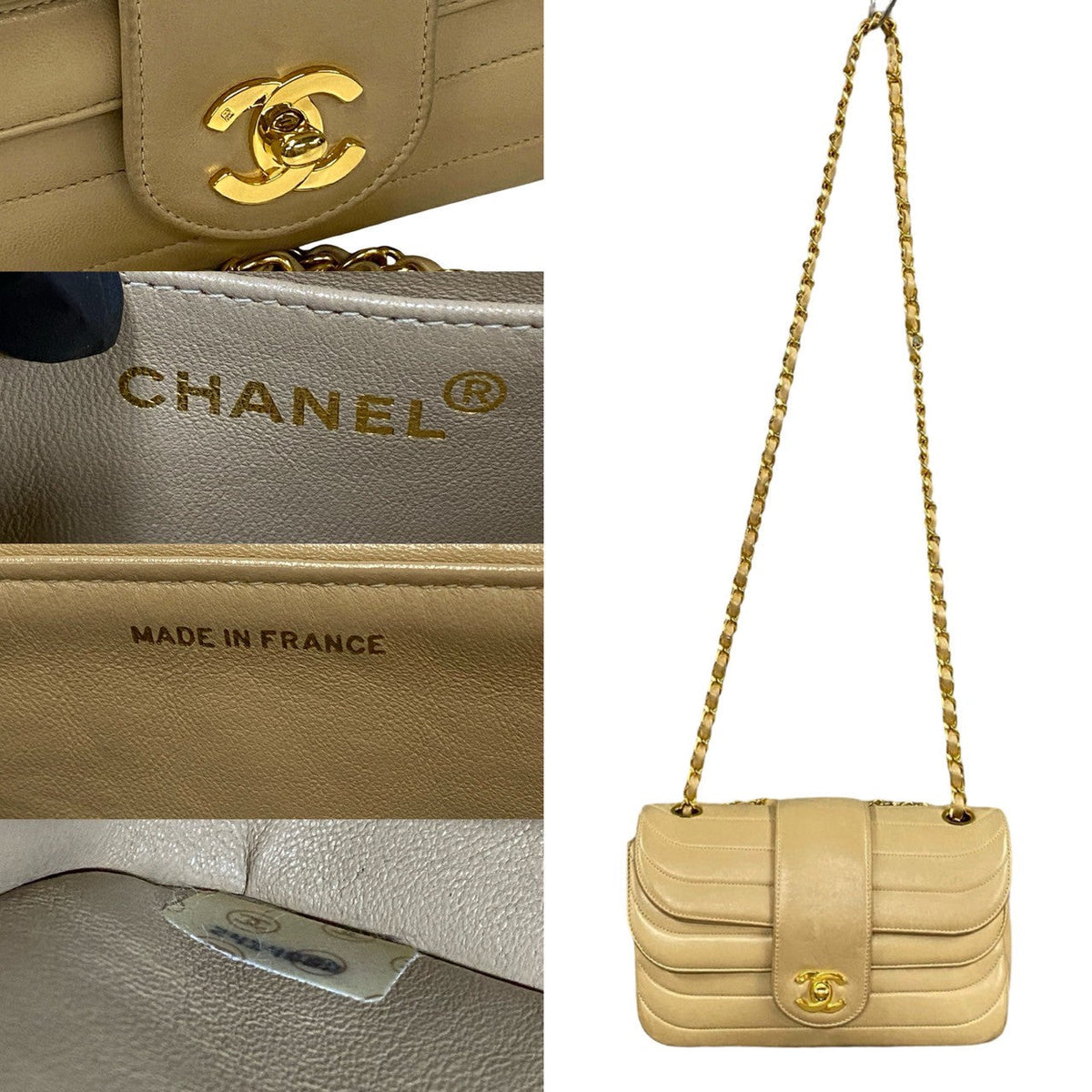 Chanel Lambskin Shoulder Bag