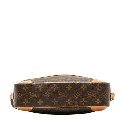 Louis Vuitton Monogram Trocadero 27 Slipper Shoulder Bag M51274 Brown PVC Leather  Louis Vuitton