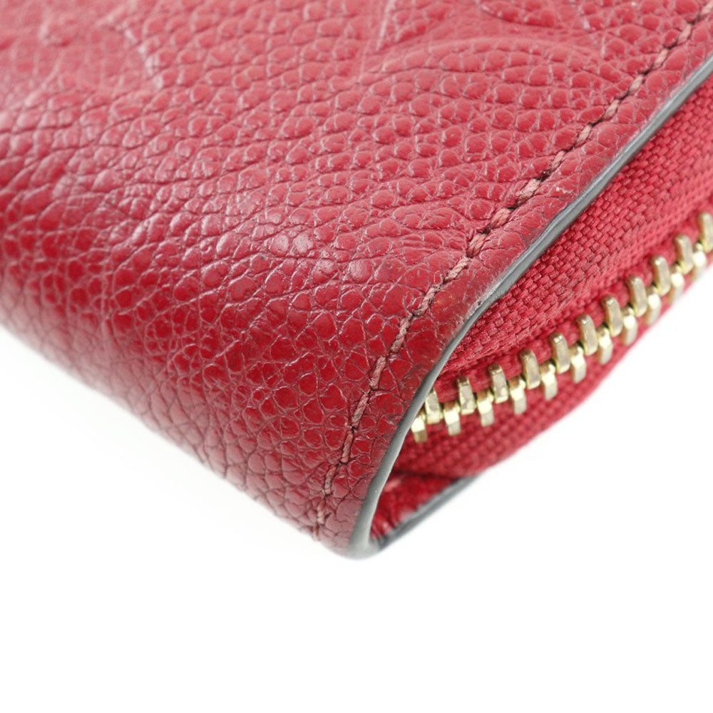 Louis Vuitton Red Leather Zippy wallet wallet accessories