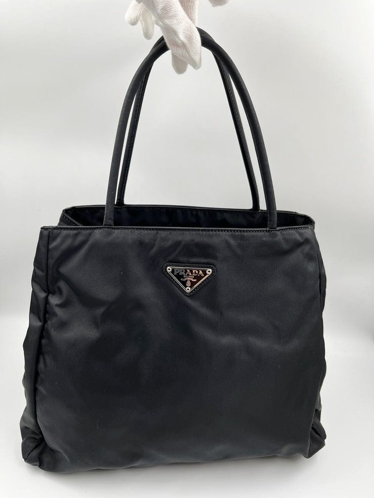 Prada Black Nylon Tote Bag