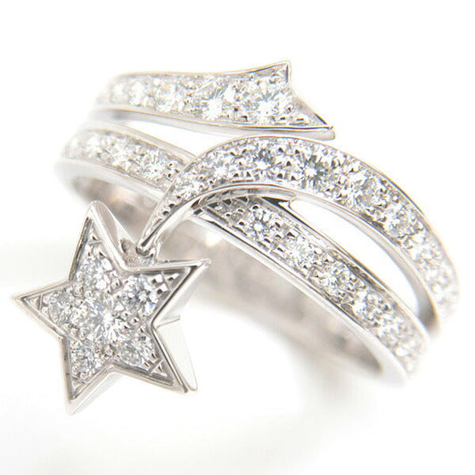 Chanel 18K White Gold Comete Diamond Ring