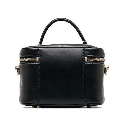 Louis Vuitton Monogram Ink Vanity PM Vanity Bag Shoulder Bag 2WAY M57118 Noir Black Leather  Louis Vuitton