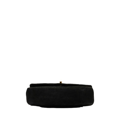 Chanel Mattress 25 Double Flat Chain houlder Bag Black Sweater Lady Chanel