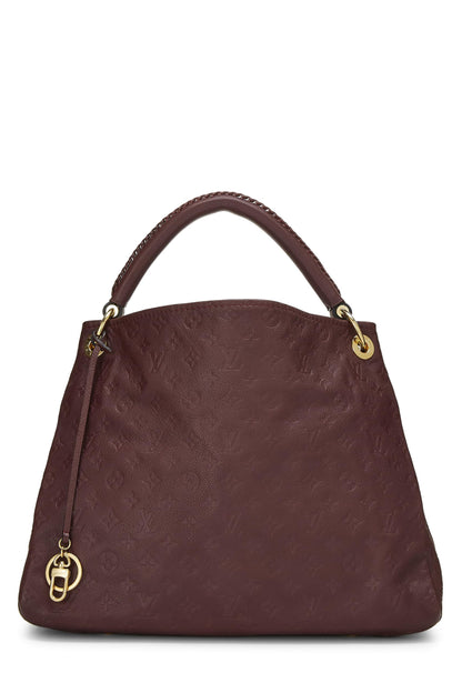 Louis Vuitton,  Aurore Empreinte Artsy MM, Burgundy