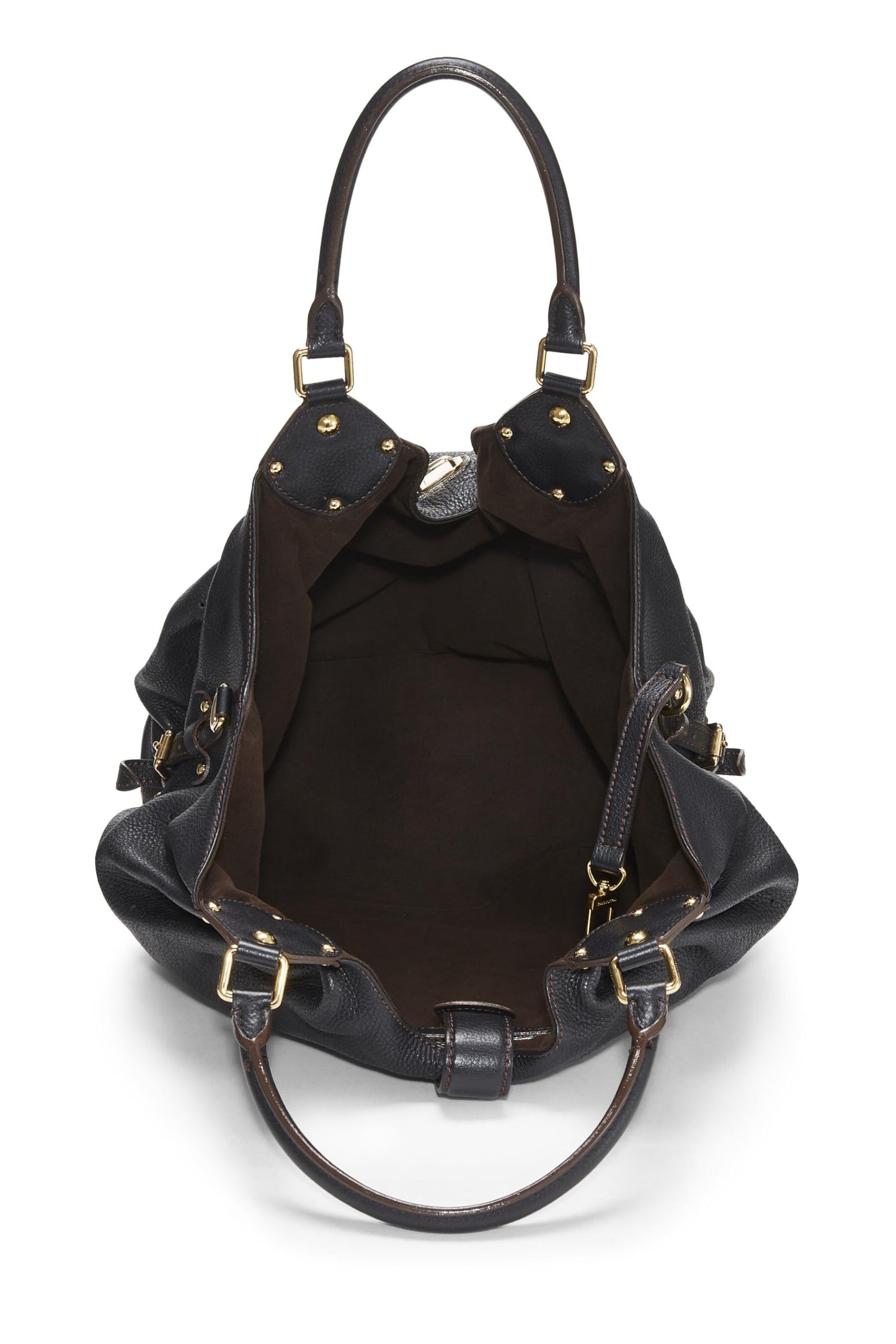 Louis Vuitton,  Black Monogram Mahina Large, Black
