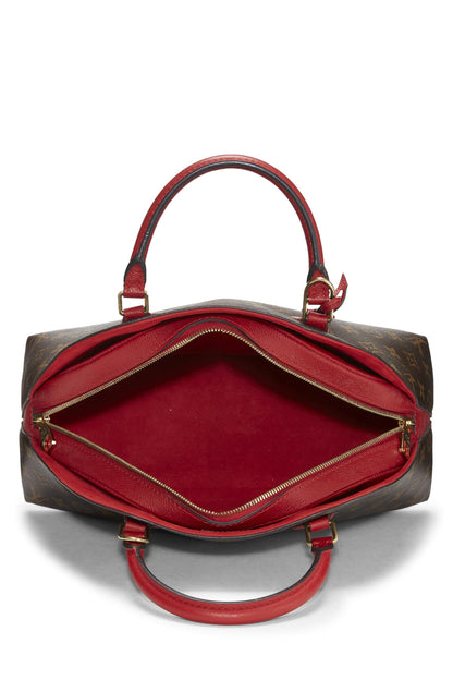 Louis Vuitton,  Red Monogram Canvas Alma BNB, Red