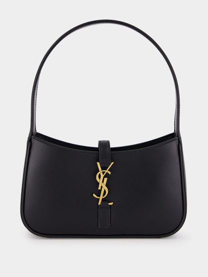 Black Mini Le 5 À 7 Leather Bag