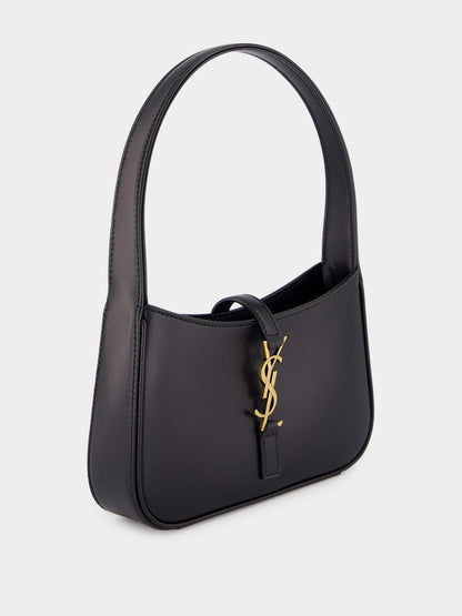 Black Mini Le 5 À 7 Leather Bag