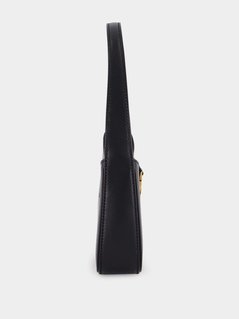Black Mini Le 5 À 7 Leather Bag