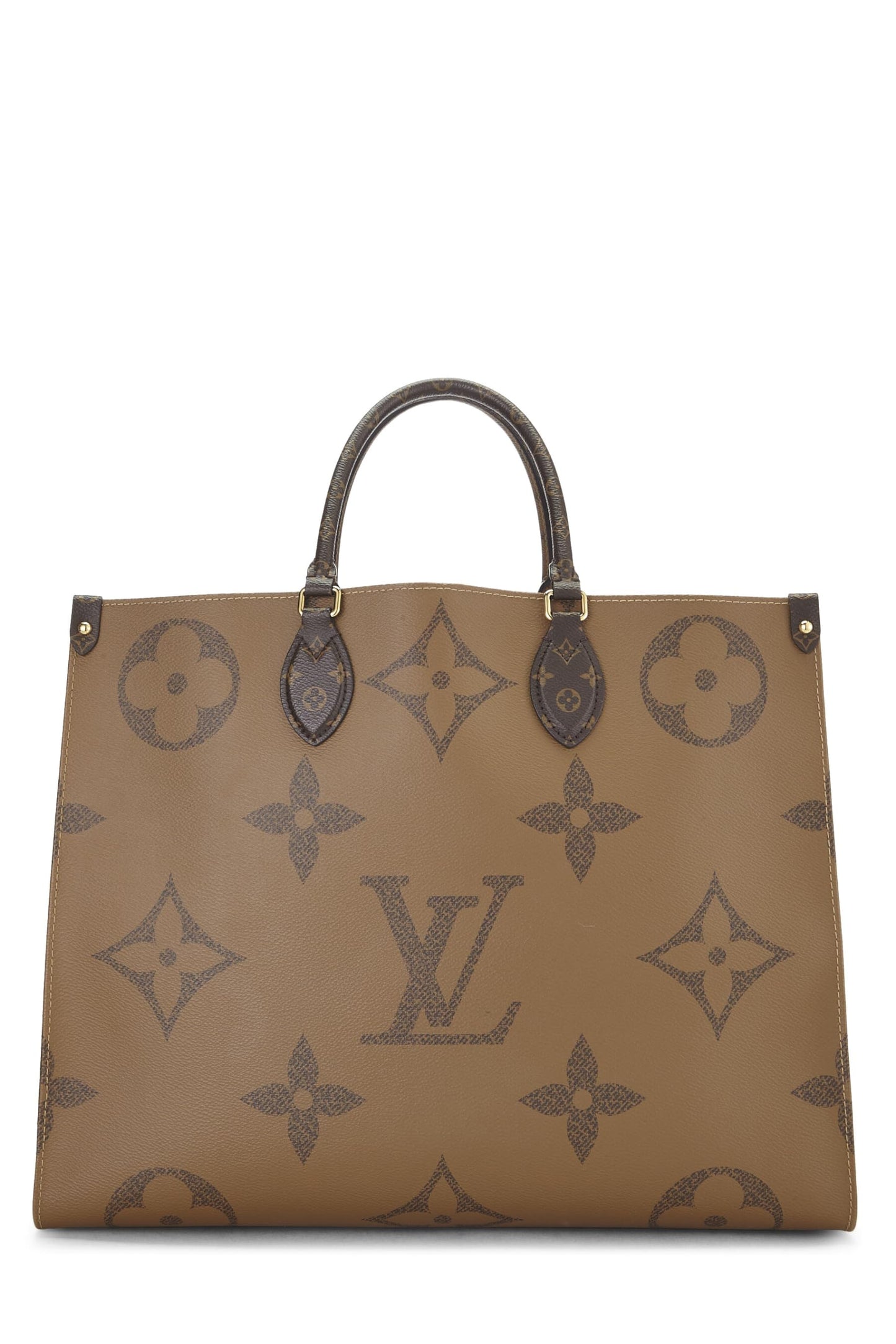 Louis Vuitton,  Giant Monogram On The Go GM, Brown
