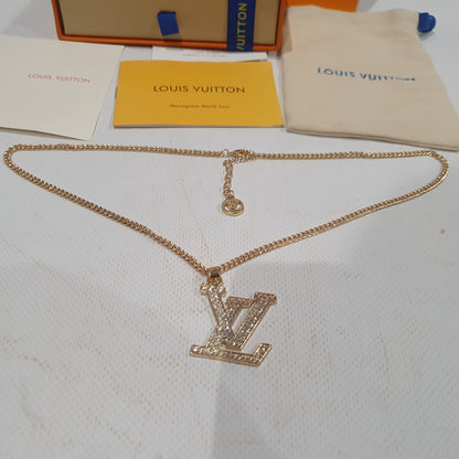 Louis  Vuitton Necklace, Earrings and Brooch Set
