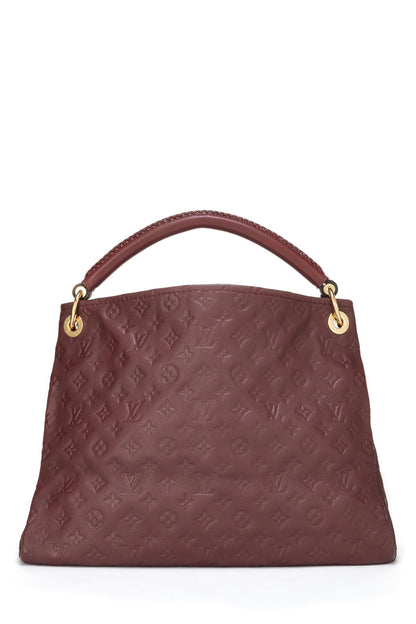 Louis Vuitton,  Aurore Empreinte Artsy MM, Burgundy