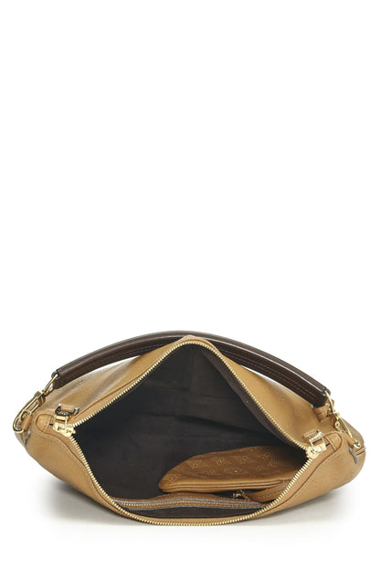 Louis Vuitton,  Beige Monogram Mahina Selene PM, Beige