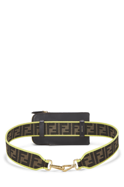 Fendi,  Yellow Zucca Coated Canvas 1974 Strap You, Yellow