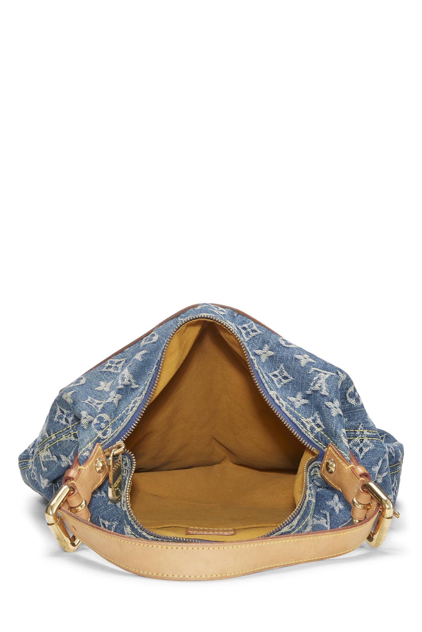 Louis Vuitton,  Blue Monogram Denim Baggy GM, Blue