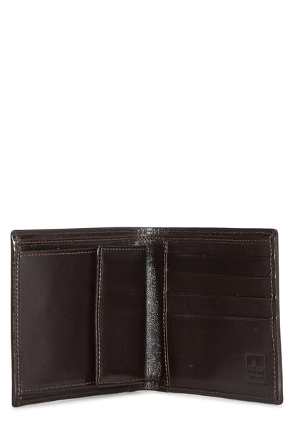 Fendi,  Brown Zucca Coated Canvas Wallet, Brown