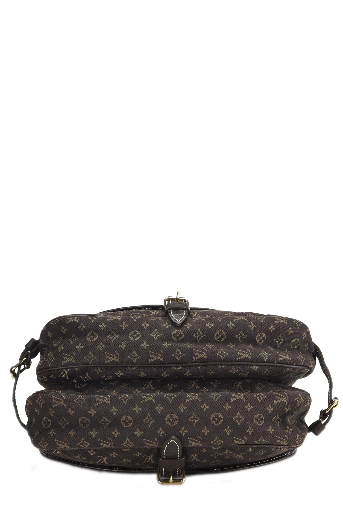 Louis Vuitton,  Brown Monogram Mini Lin Saumur 30, Brown
