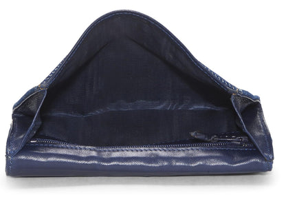 Chanel,  Blue Denim Wallet, Blue