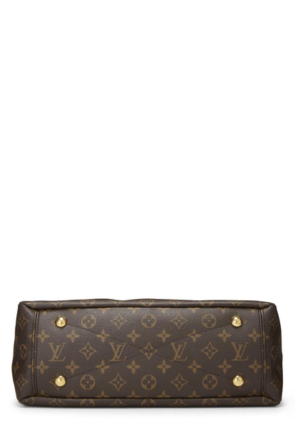 Louis Vuitton,  Burgundy Monogram Canvas Pallas, Burgundy