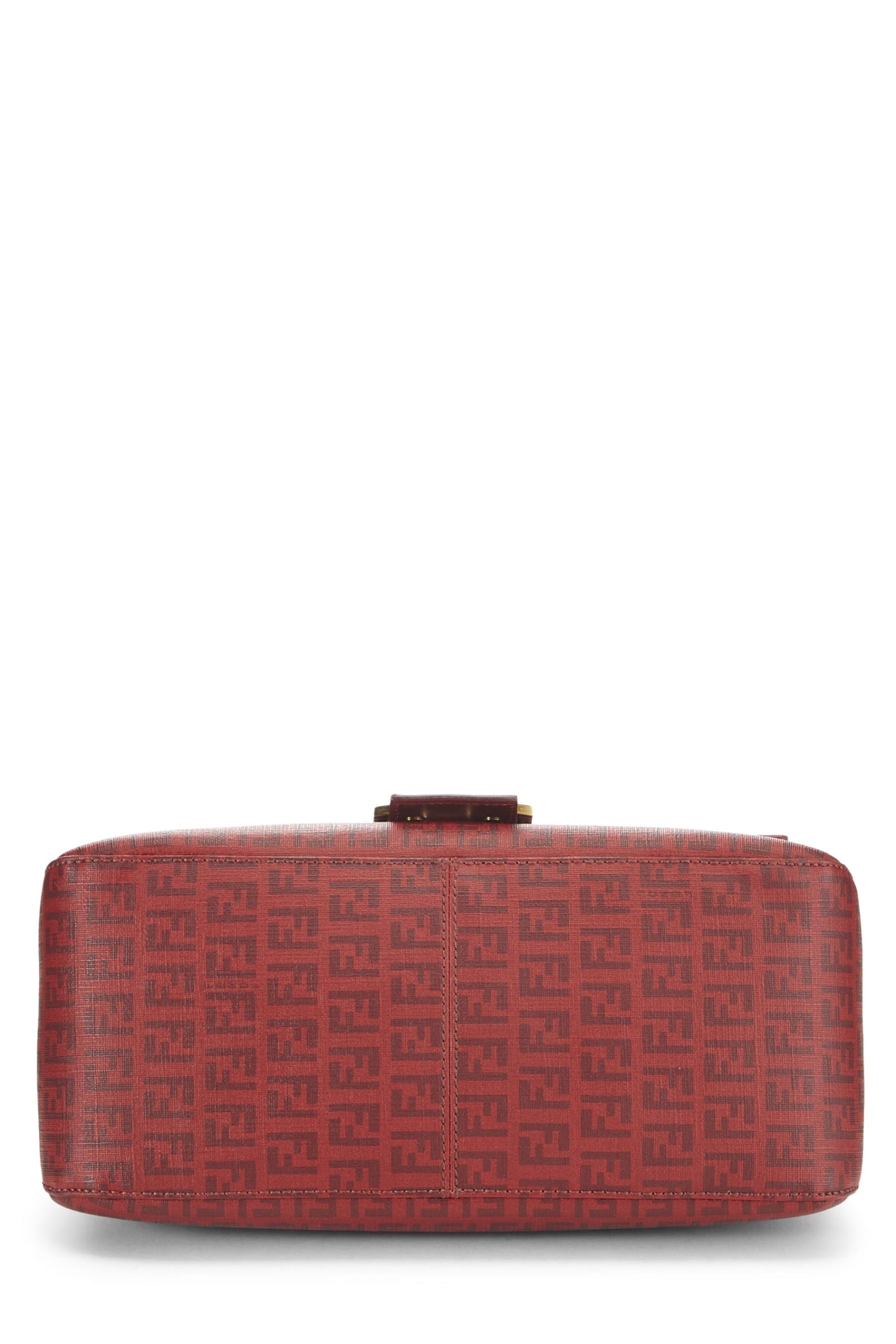 Fendi,  Red Zucchino Coated Canvas Mama, Red