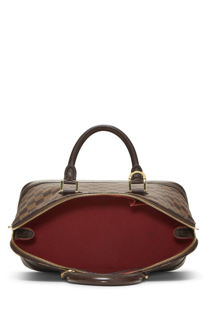 Louis Vuitton,  Damier Ebene Alma PM, Brown