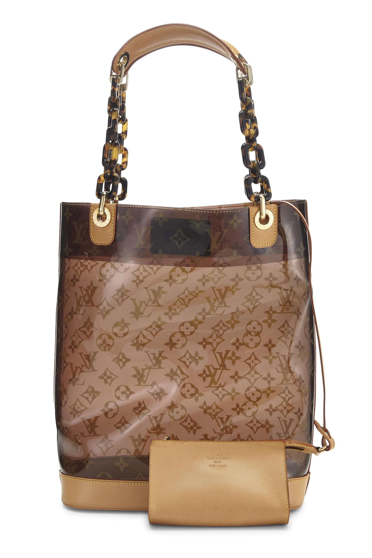 Louis Vuitton,  Monogram Ambre Vinyl Cabas MM, Brown