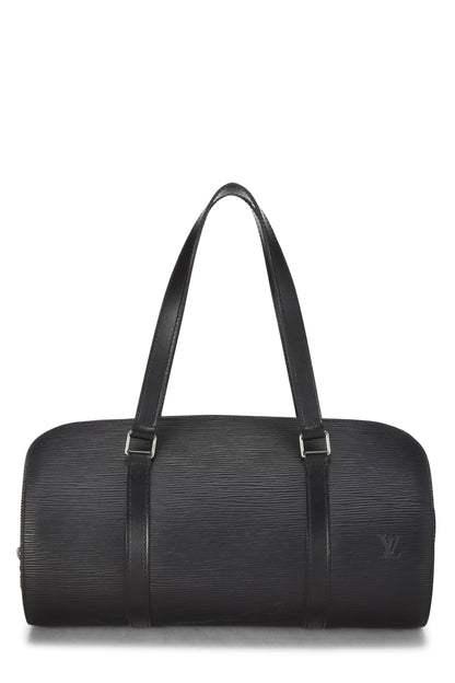 Louis Vuitton,  Black Epi Soufflot & Mini Set, Black