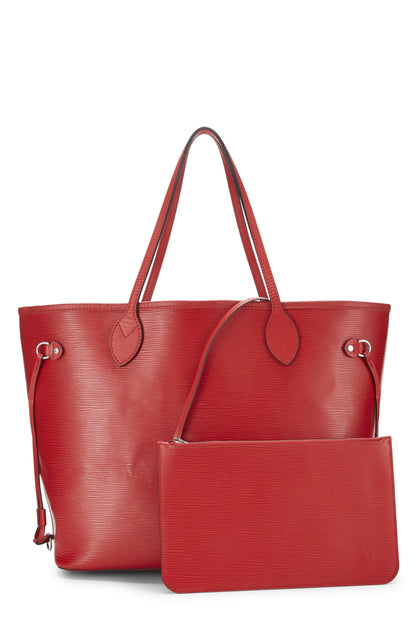 Louis Vuitton,  Conquelicot Epi Neo Neverfull MM, Red