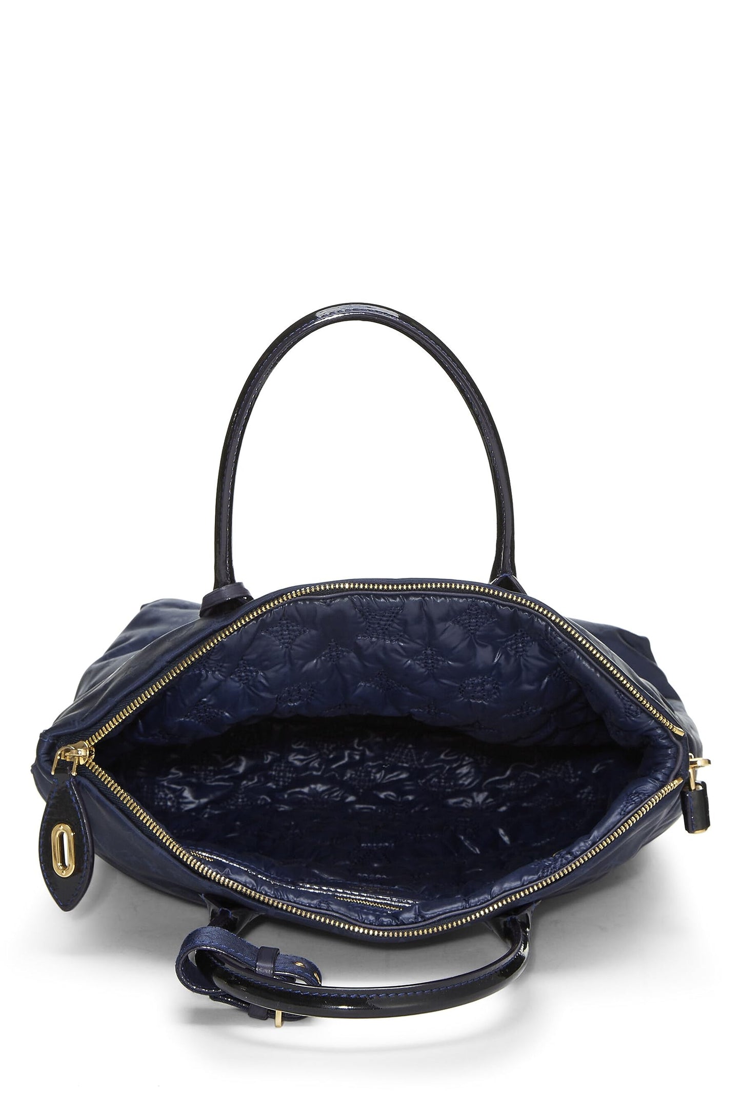 Louis Vuitton,  Marine Blue Monogram Desire Vertical Lockit MM, Navy