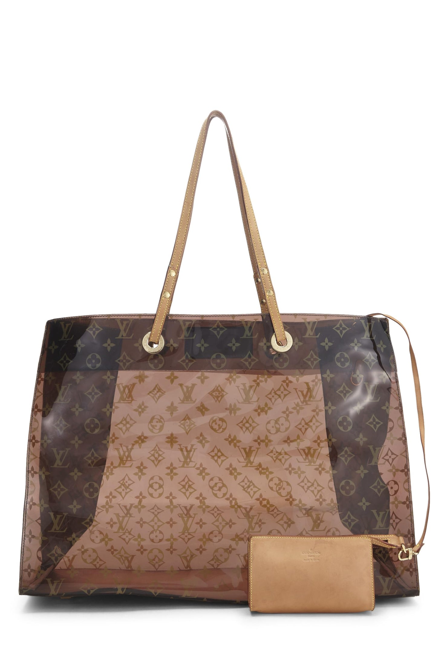 Louis Vuitton,  Brown Monogram Vinyl Cruise Cabas Tote GM, Brown