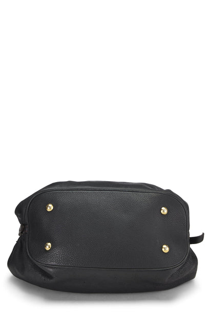 Louis Vuitton,  Black Monogram Mahina Large, Black