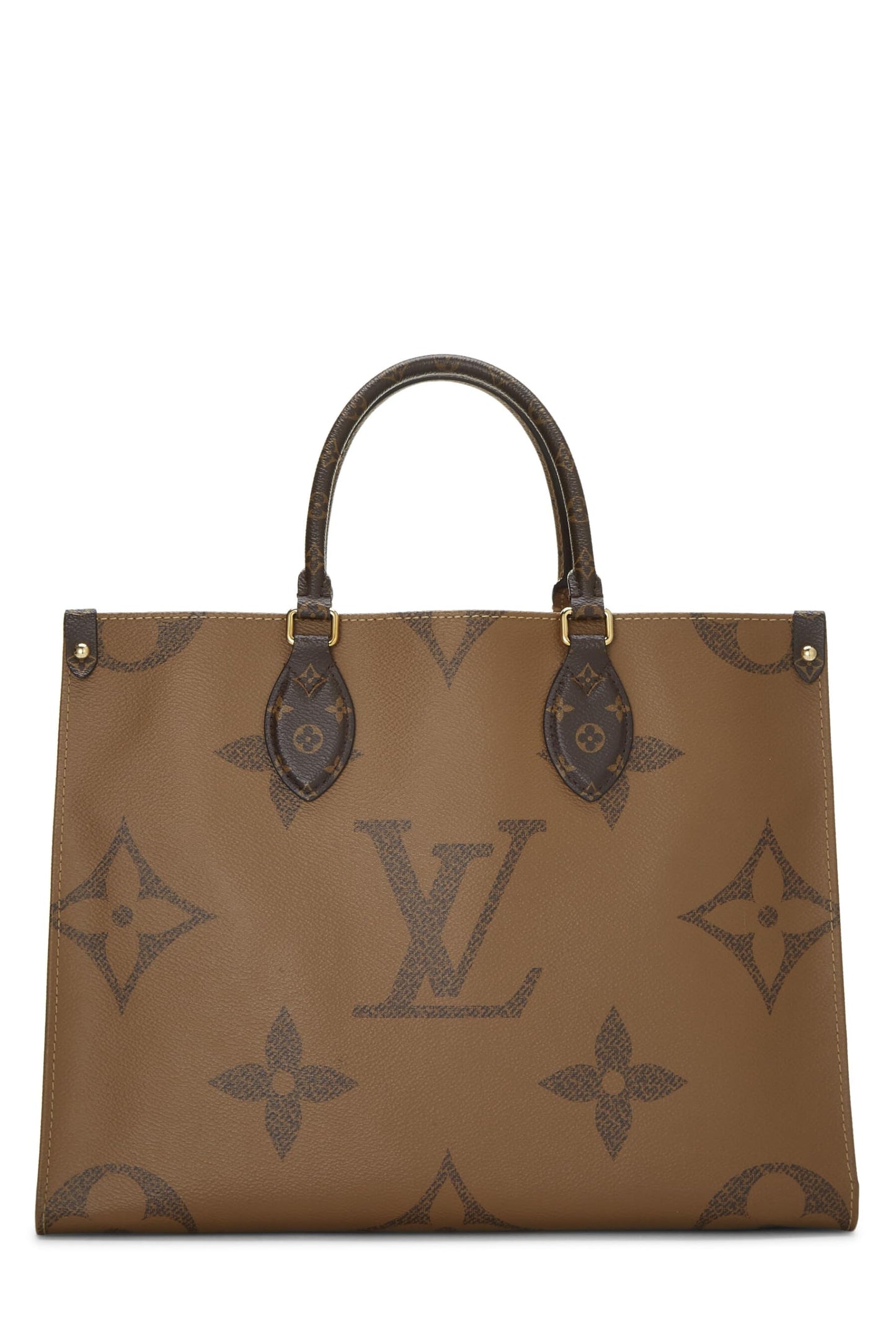 Louis Vuitton,  Brown Giant Monogram On The Go MM, Brown
