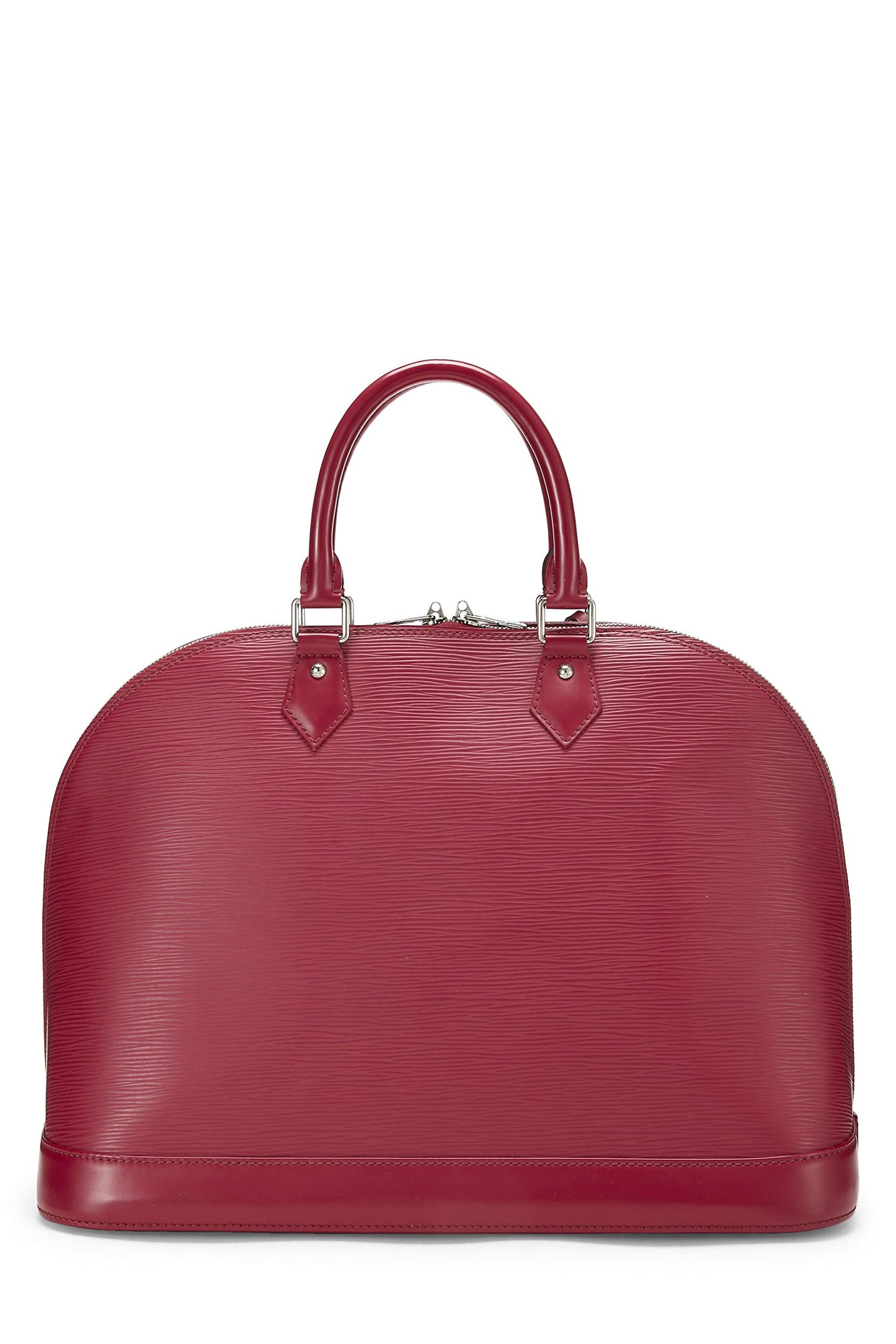 Louis Vuitton,  Burgundy Epi Alma GM, Red
