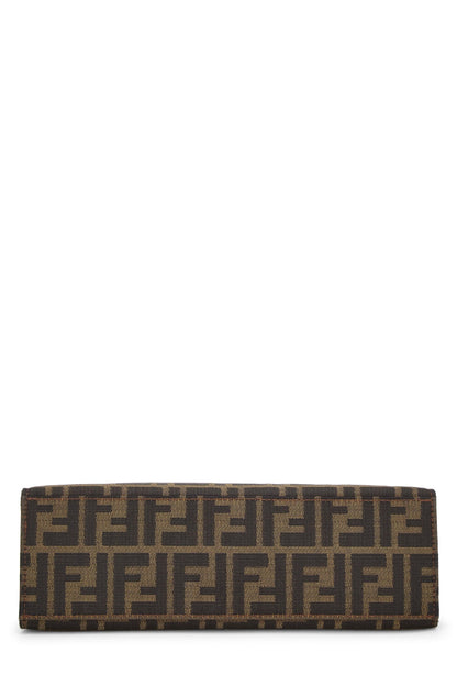 Fendi,  Brown Zucca Canvas Shopping Tote Small, Brown