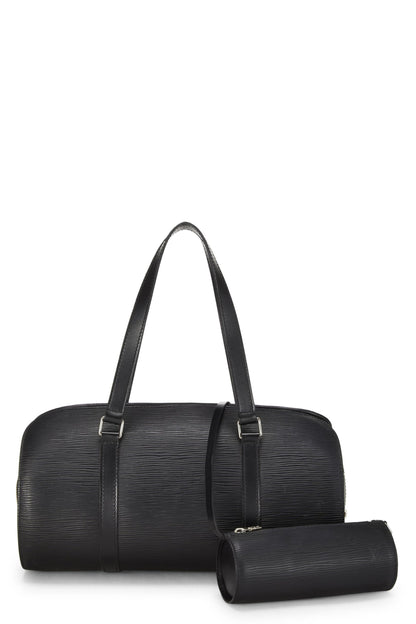 Louis Vuitton,  Black Epi Soufflot & Mini Set, Black