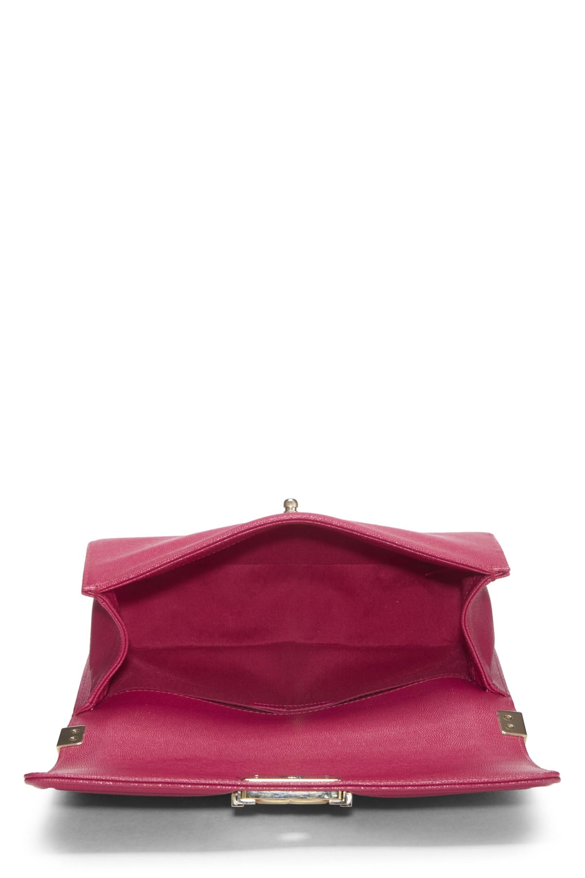 Chanel,  Pink Quilted Caviar Boy Bag Medium, Pink