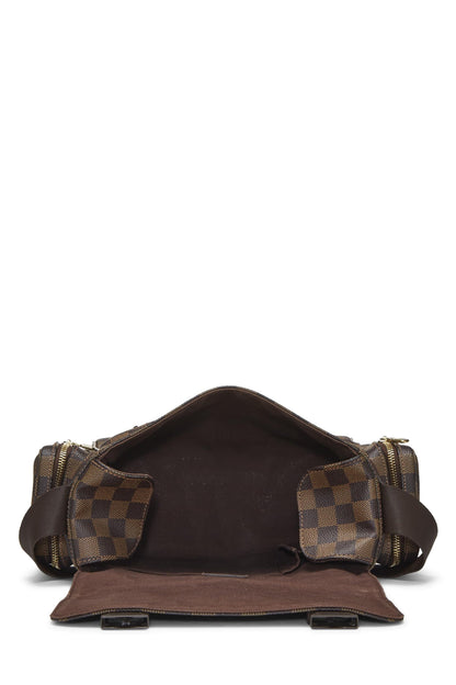 Louis Vuitton,  Damier Ebene Melville Messenger, Brown