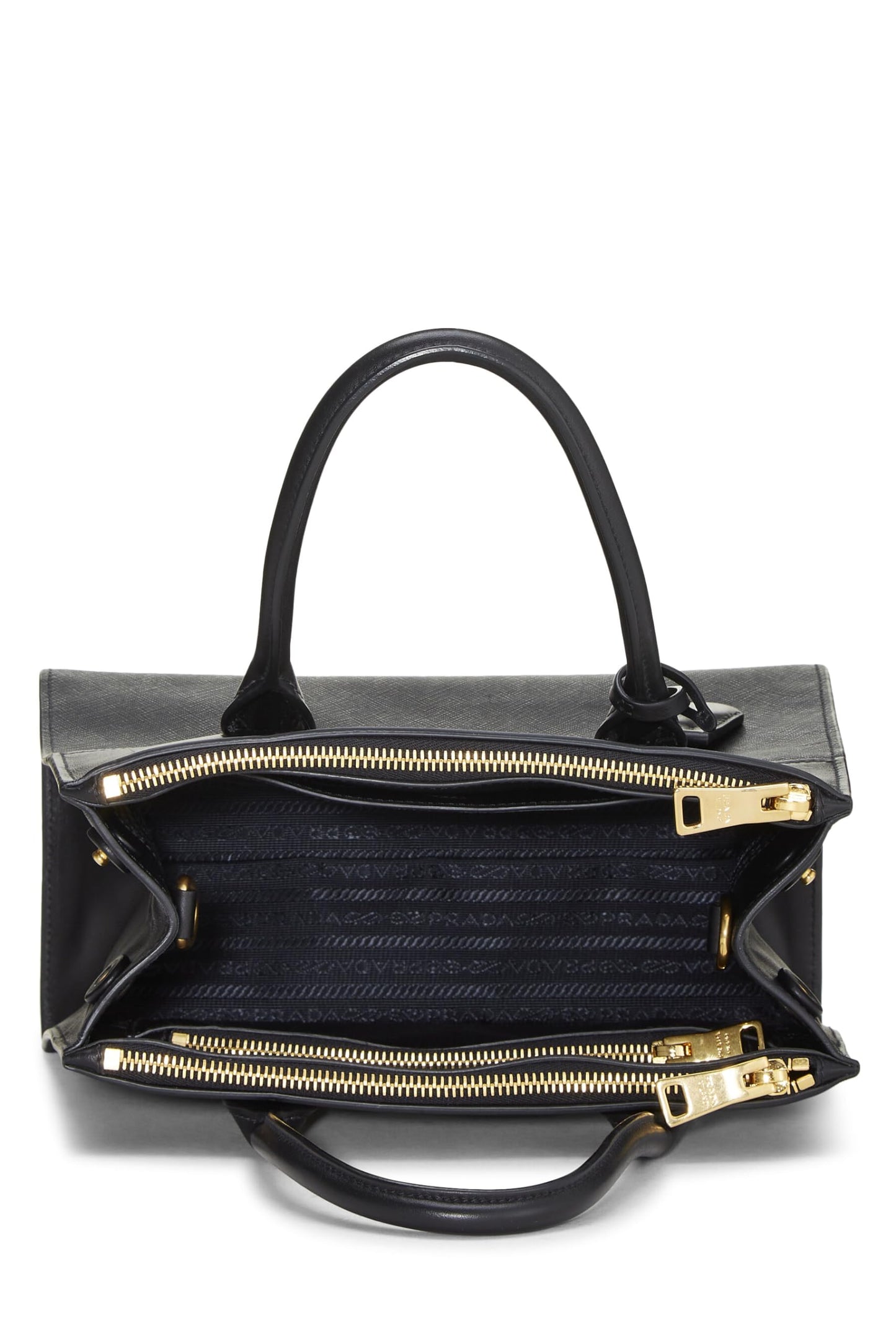 Prada,  Black City Paradigme Handbag Small, Black