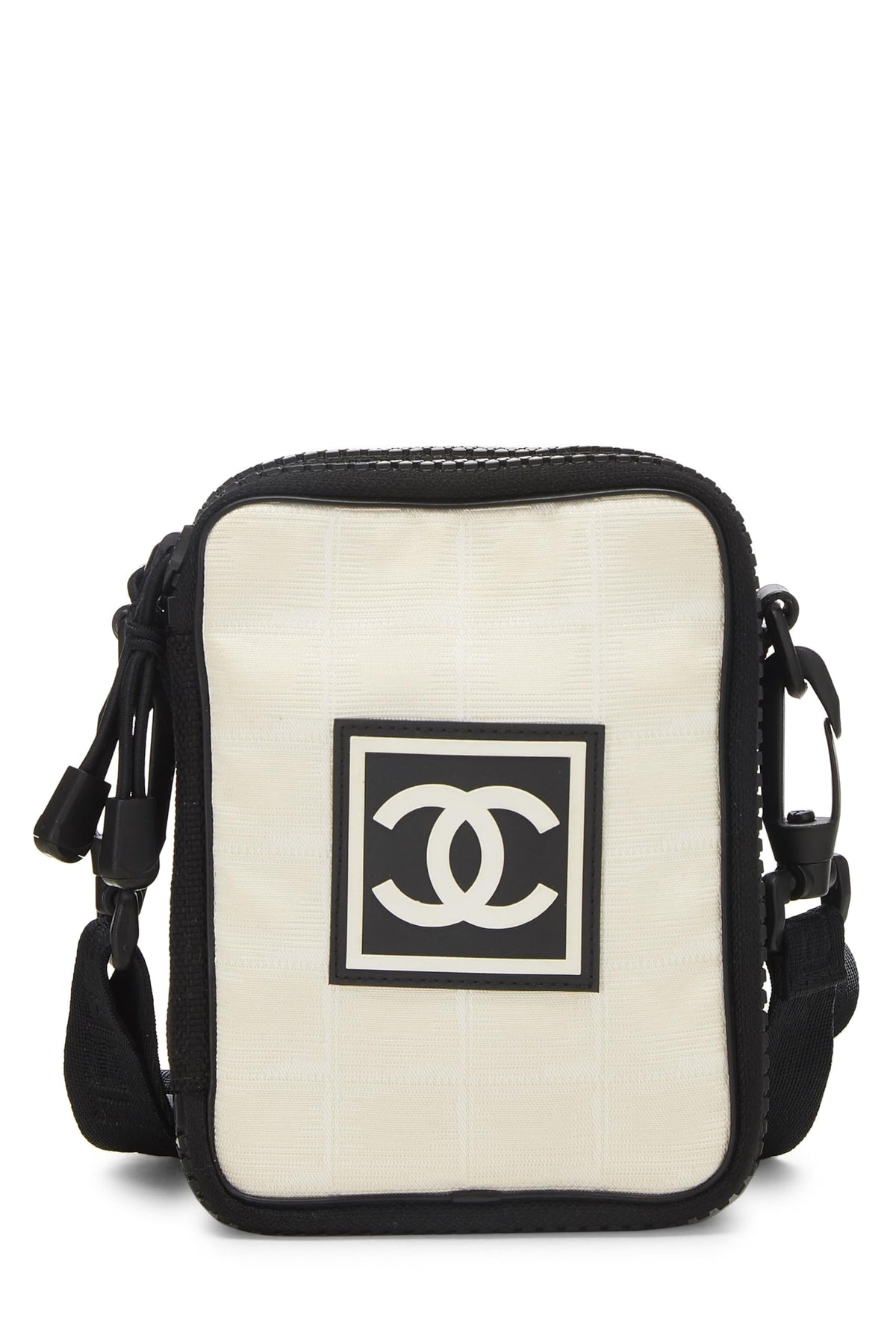 Chanel,  White Sportline Shoulder Bag Mini, White