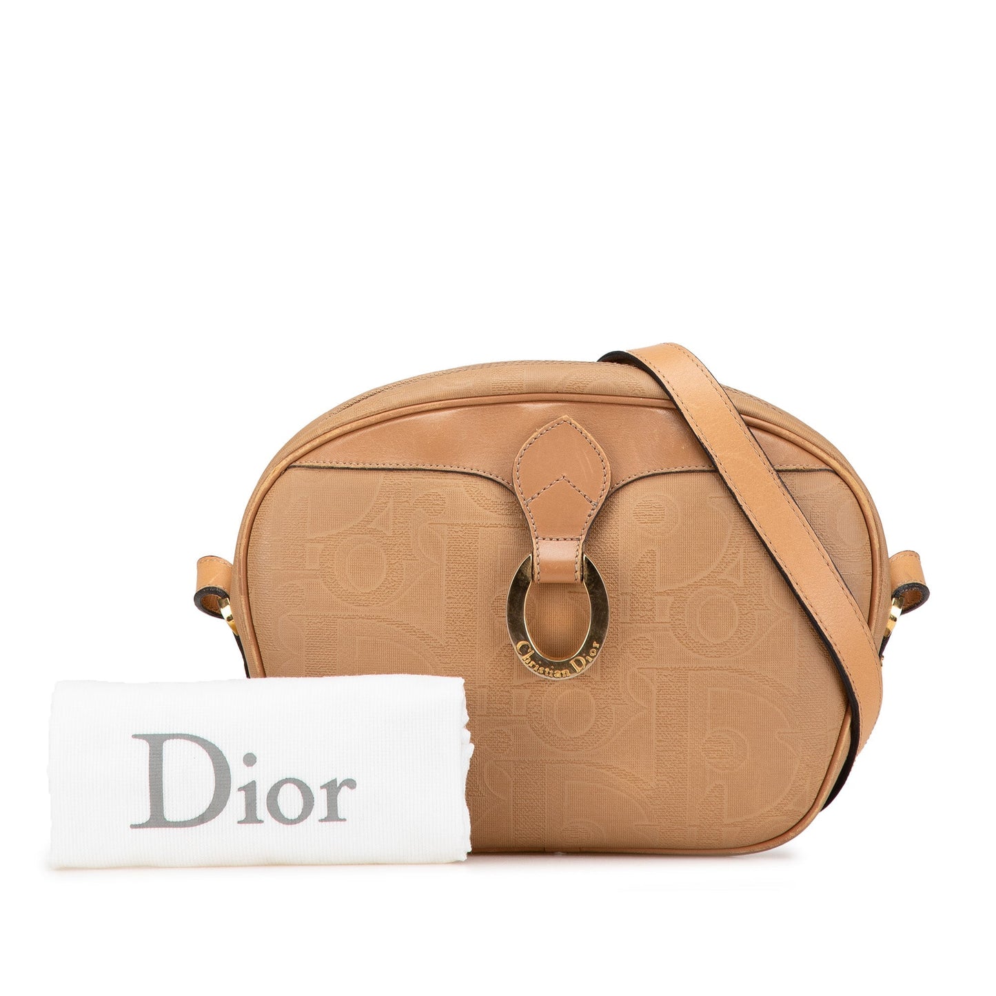 Oblique Trotter Coated Canvas Crossbody