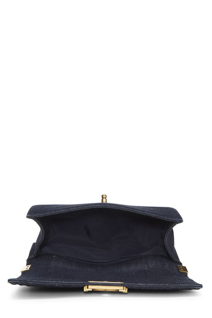 Chanel,  Navy & Red Denim Boy Bag Medium, Multi